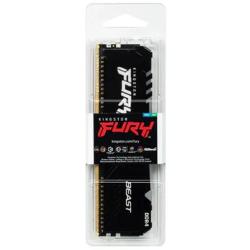 MEMORIA 8GB 3200U DDR4 FURY BEAST BLACK RGB KINGSTON KF432C16BBA/8