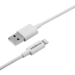 CABO USB LIGHTNING 1,2M PVC BRANCO - INTELBRAS EUAL 12PB