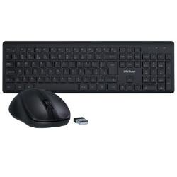 TECLADO E MOUSE INTELBRAS CSI50 - SEM FIO PRETO