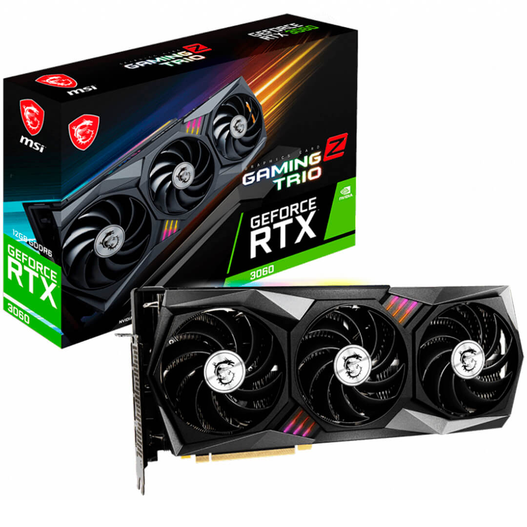 GPU NV RTX3060 12GB GDDR6 GAMING Z TRIO OC MSI 912-V390-245