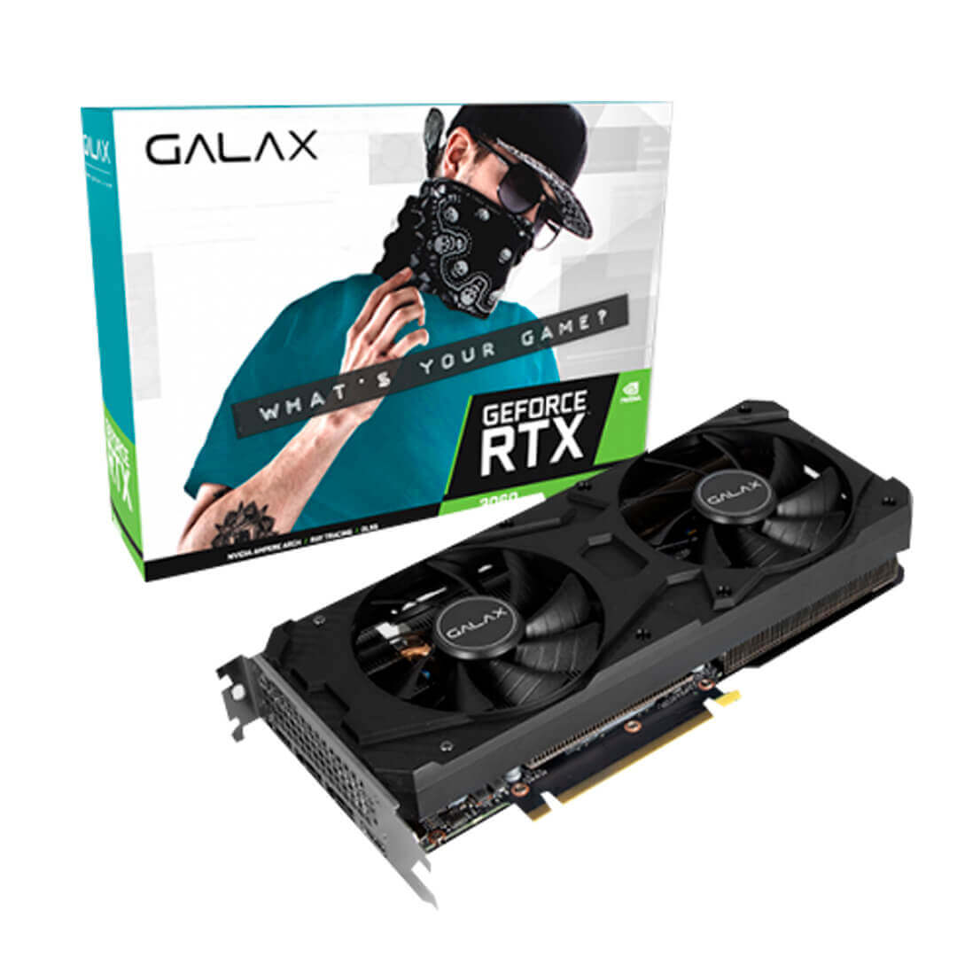 GPU NV RTX3060 8GB 1-CLICK OC GDDR6 128BITS GALAX 36NSL8MD6OCC*