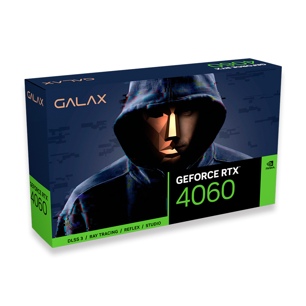 GPU NV RTX4060 8GB GDDR6 128BITS 1-CLICK OC 1X GALAX 46NSL8MD8ZOC