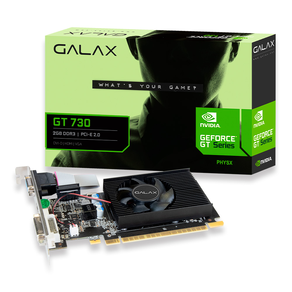 GPU NV GT 730 4GB DDR3 128B GALAX 73GQF8HX00HD