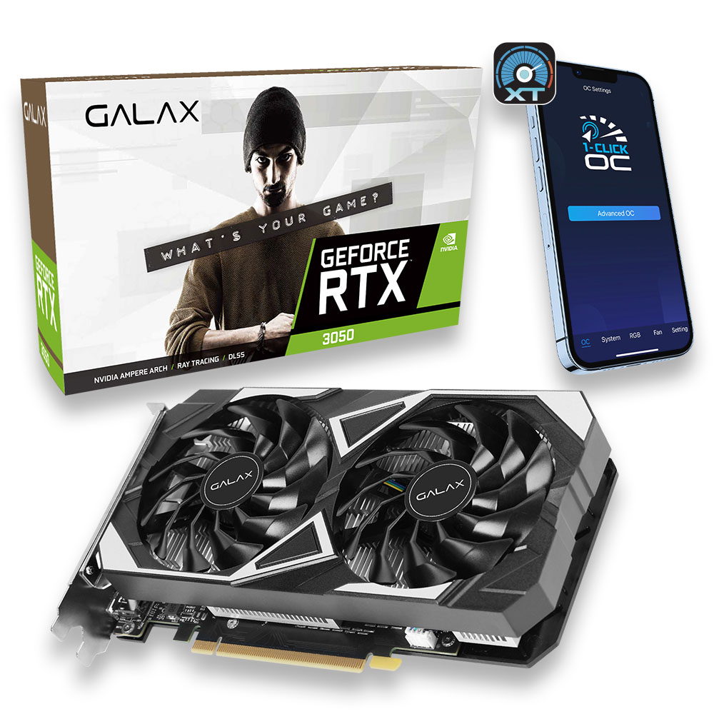 GPU NV RTX3050 6GB EX GDDR6 96BITS GALAX 35NRLDMD9OEX