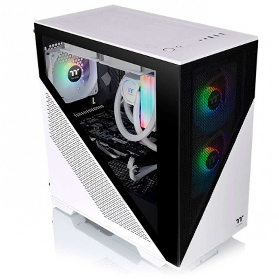 Thermaltake Divisor 170 TG ARGB CA-1S4-00S1WN-00 mATX Tower Case Black 