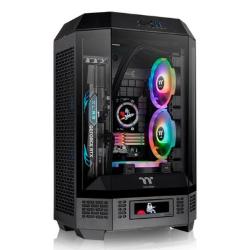 GABINETE TT THE TOWER 300 BLK WIN/SPCC/TEMP 2*140mm CA-1Y4-00S1WN-00