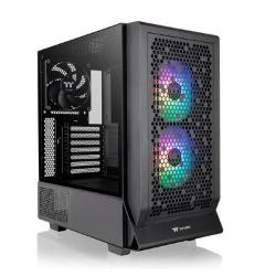 GABINETE TT CERES 330 TG ARGB BLACK WIN 3 FANS CA-1Y2-00M1WN-01