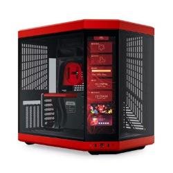 GABINETE HYTE Y70 BLACK/RED WITH 4K TOUCH 14.1 LCD CS-HYTE-Y70-BR-L