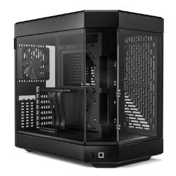 GABINETE HYTE Y60 BLACK MID TOWER WITH 3 TG WINDOWS 3 FANS 120MM CS-HYTE-Y60-B