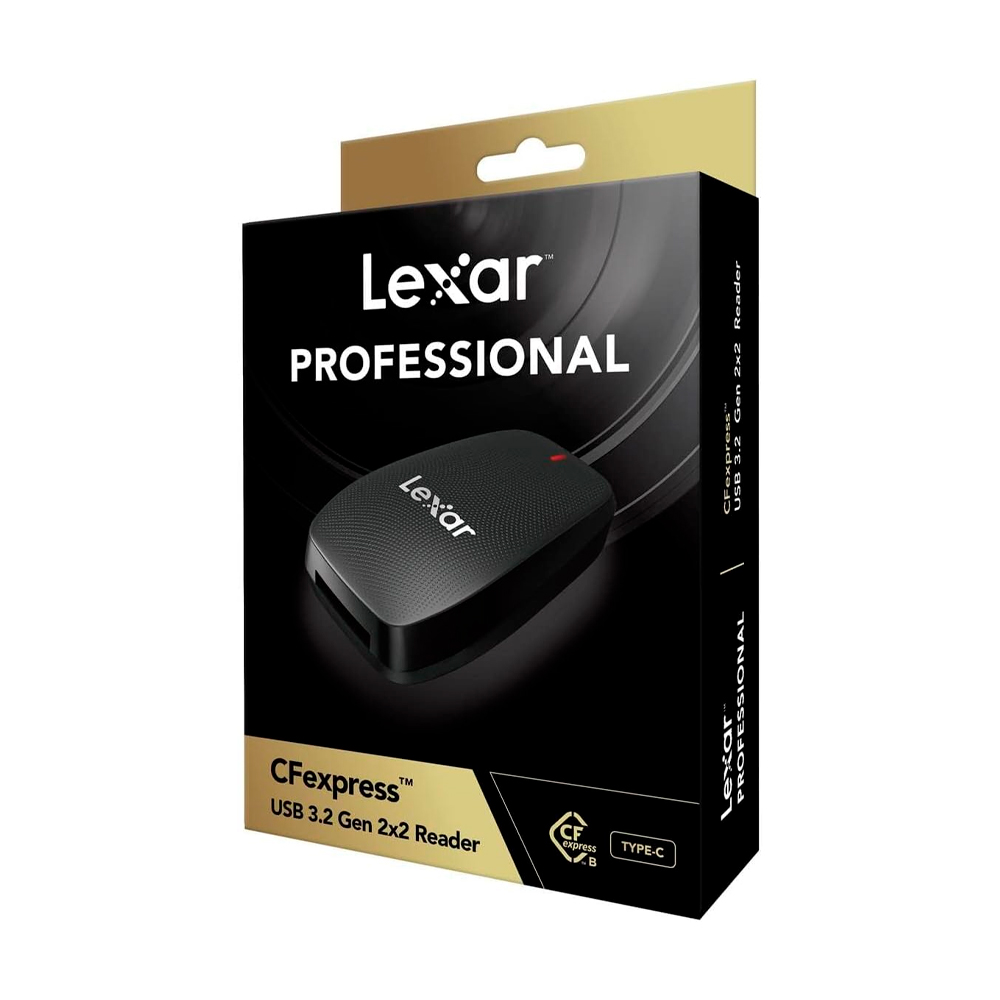 LEITOR DE CARTAO DE MEMÓRIA LEXAR CFEXPRESS TIPO B USB C 3.2 GEN 2X2