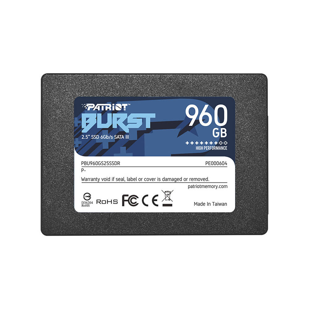 SSD 960GB SATA3 2.5 BURST ELITE PATRIOT PBE960GS25SSDR