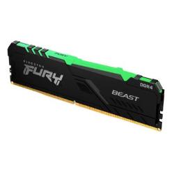 MEMORIA 16GB 2666U DDR4 FURY BEAST BLK RGB KINGSTON KF426C16BBA/16