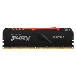 MEMORIA 32GB 2666U DDR4 FURY B. BLK RGB KINGSTON  KF426C16BBA/32