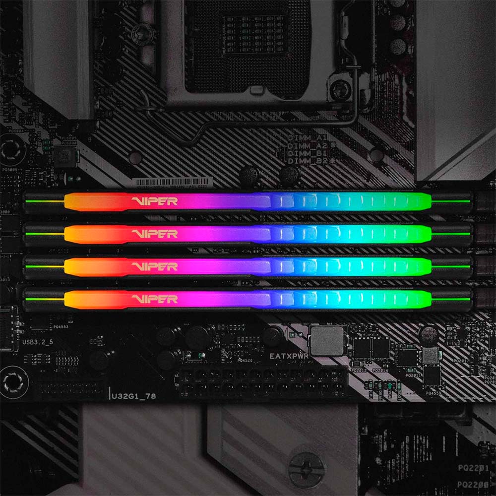 MEMORIA 16GB 3600U DDR4 VIPER STEEL RGB PATRIOT PVSR416G360C0