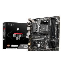 PLACA MÃE MSI PRO B550M-P GEN3 AMD AM4 911-7D95-002