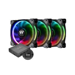 FAN THERMALTAKE RIING PLUS 14 RGB RADIATOR PREMIUM EDIT PACK C/3 LED CL-F056-PL14SW-A*