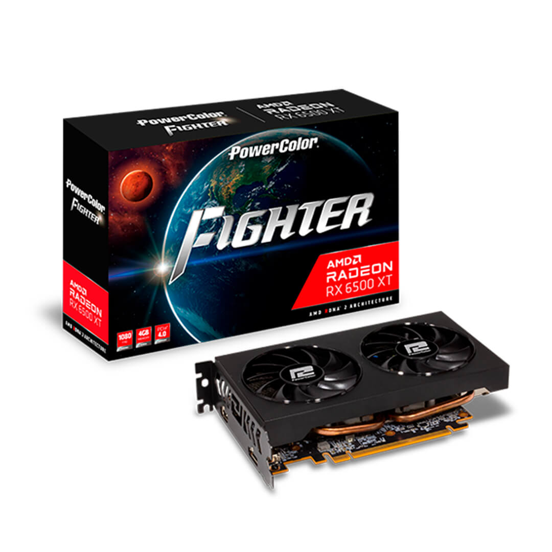 GPU AMD RX6500XT 4GB GDDR6 POWER COLOR 1A1-G00367100G*