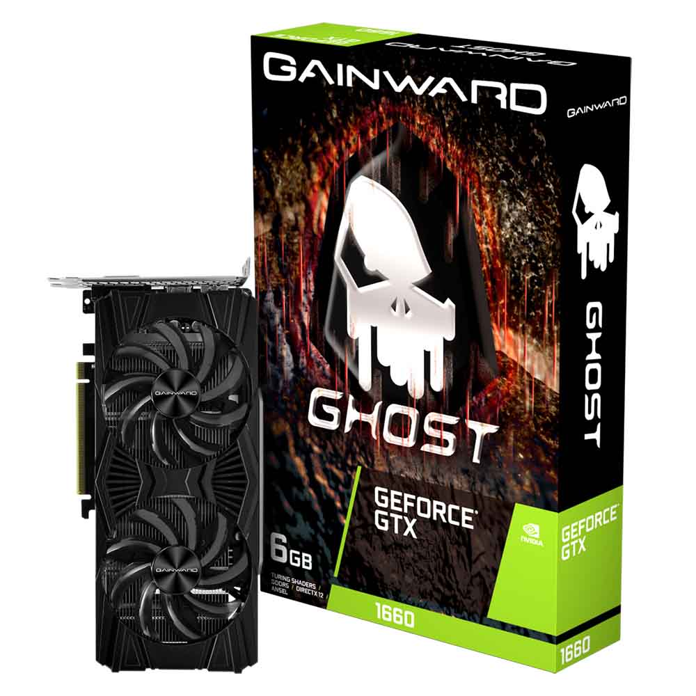 GPU NV GTX1660 6GB GHOST GDDR5 192BITS GAINWARD NE51660018J9-1161L*