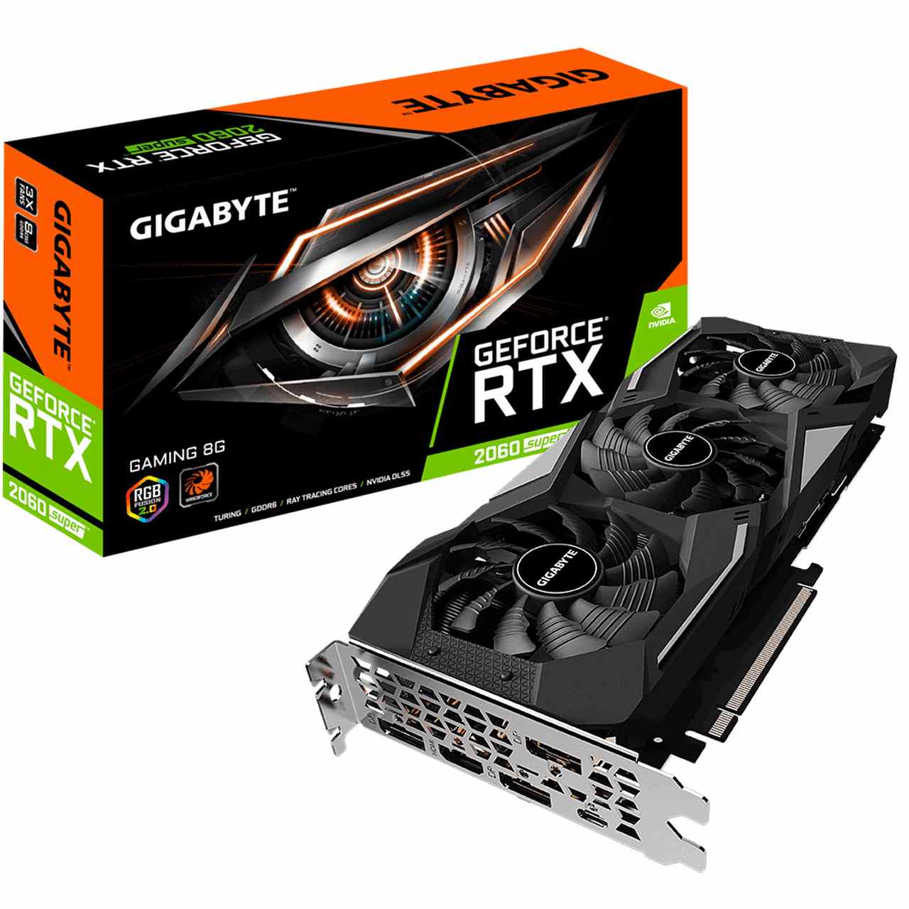 GPU NV RTX2060 8GB SUPER GAMING D6 GIGABYTE GV-N206SGAMING-8GC 1.0
