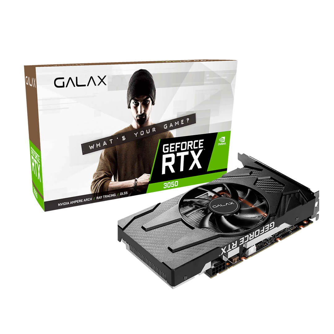 GPU NV RTX3050 8GB 1-CLICK OC GDDR6 128BITS GALAX 35NSL8MD6ZOC*