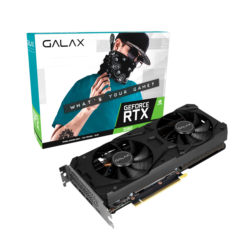 GPU NV RTX3060 12GB 1-CLICK OC GDDR6 192BITS GALAX 36NOL7MD1VOC*