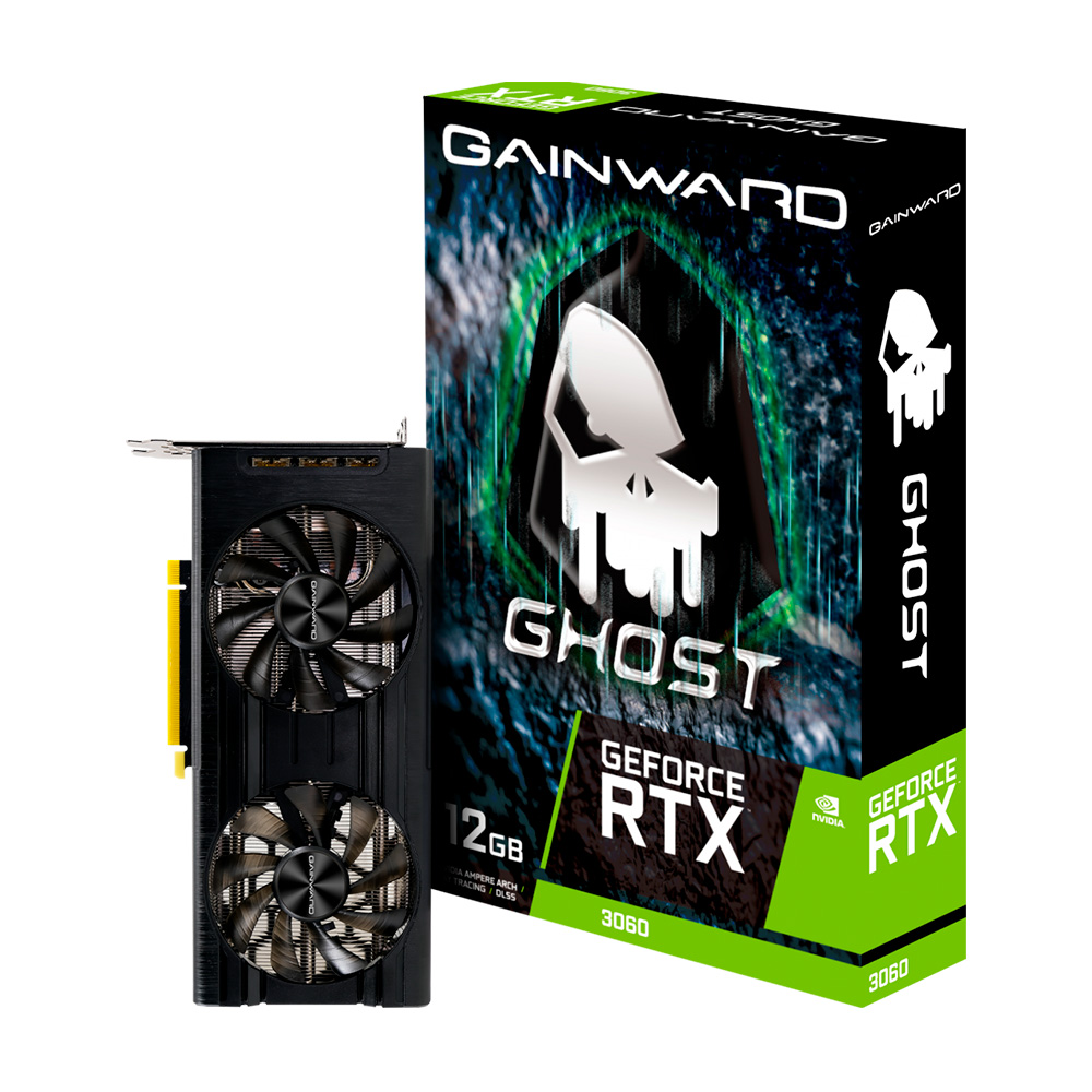 GPU NV RTX3060 12GB GHOST GD6 192BITS GAINWARD NE63060019K9-190AU*