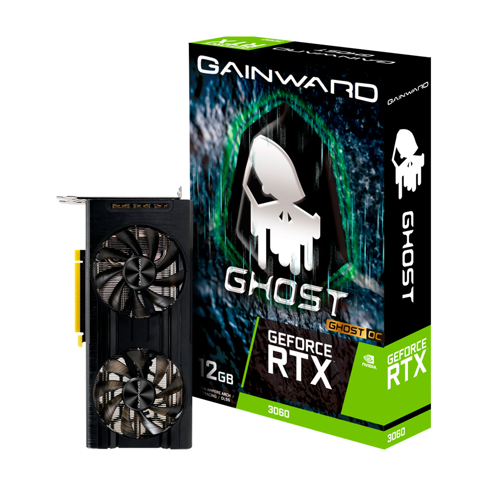 GPU NV RTX3060 12GB GHOST OC GD6 192BITS GAINWARD NE63060T19K9-190AU*