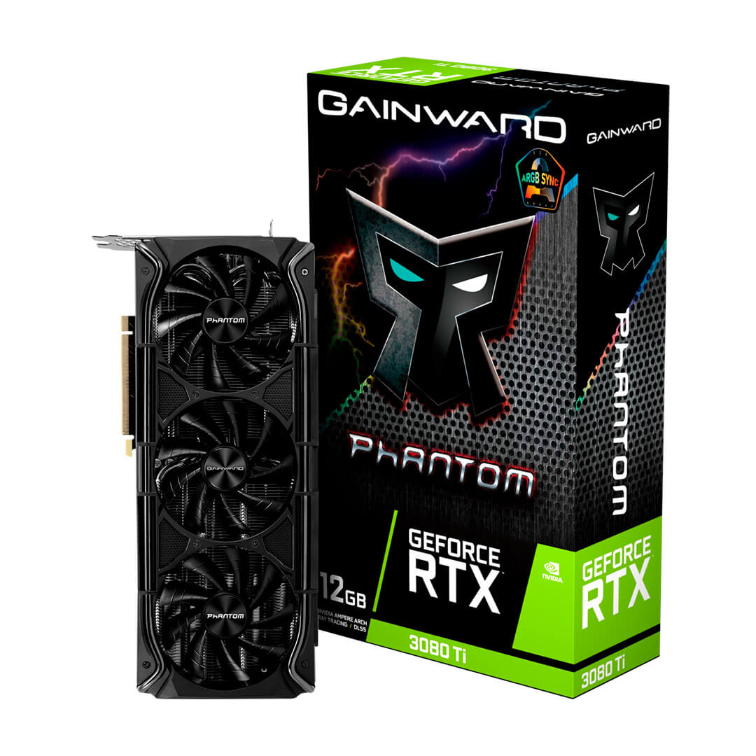 GPU NV RTX3080TI 12GB PHANTOM G6X 384BITS GAINWARD NED308T019KB-1020M*