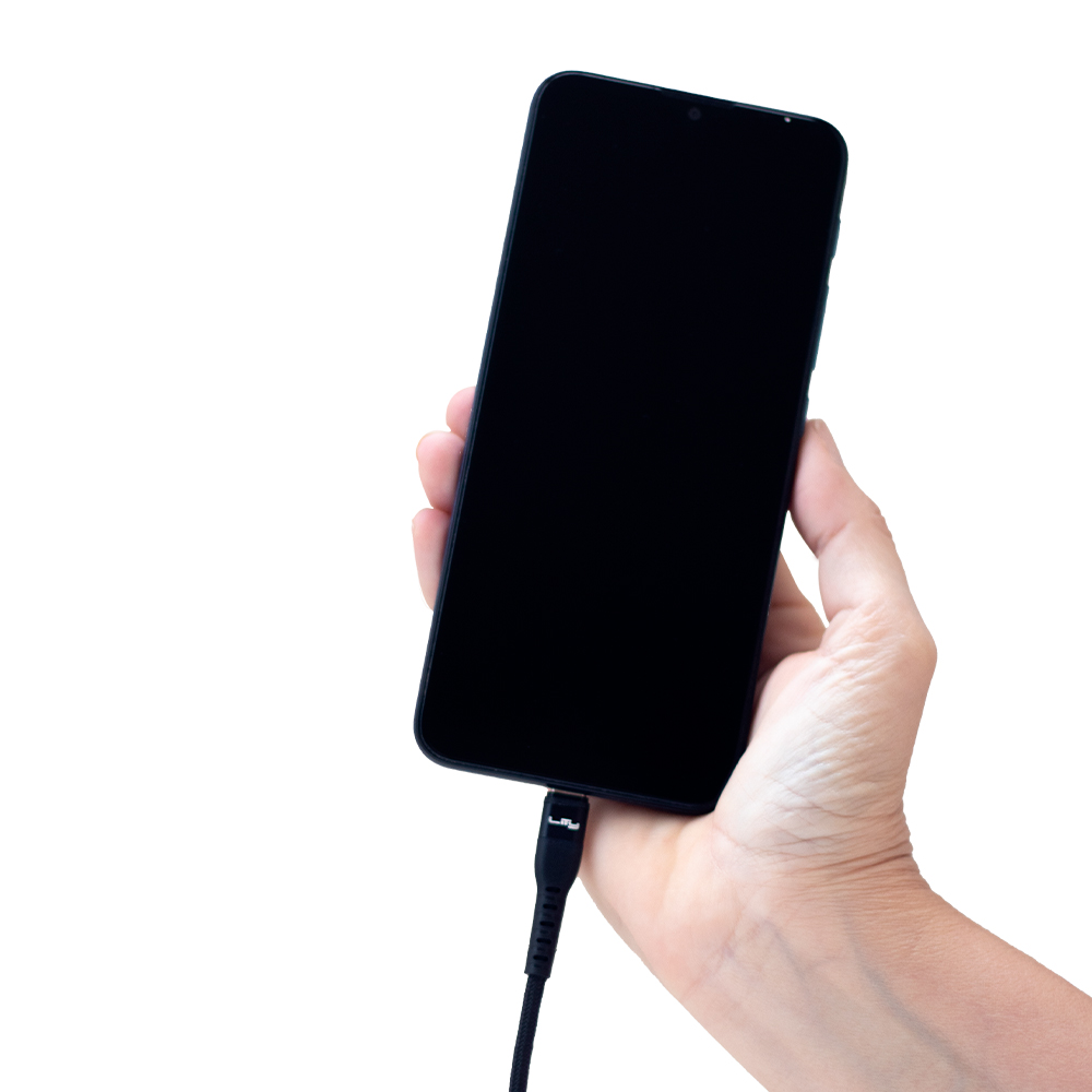 CABO USB-C USB-C 2M 100W 5A NYLON PRETO LITY C13P