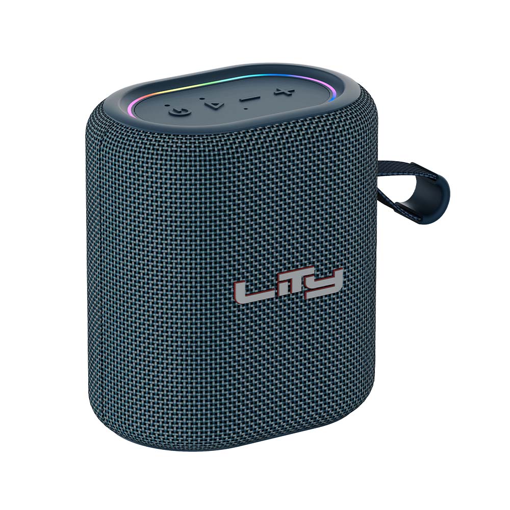 CAIXA BLUETOOTH 8H SD CARD AZUL LITY B13A