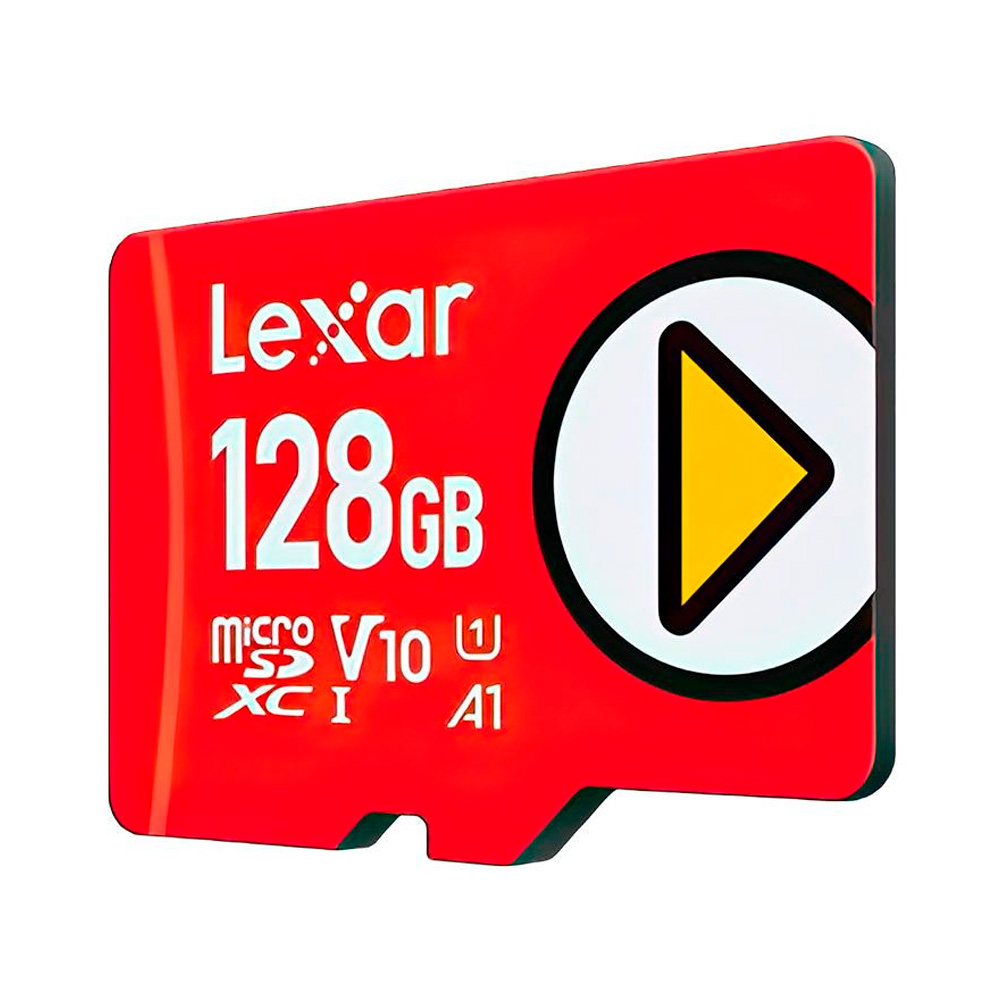 CARTAO DE MEMORIA 128GB PLAY MICROSDXC UHS-I LEXAR LMSPLAY128G-BNNNU - ATE 160/50 MB/S