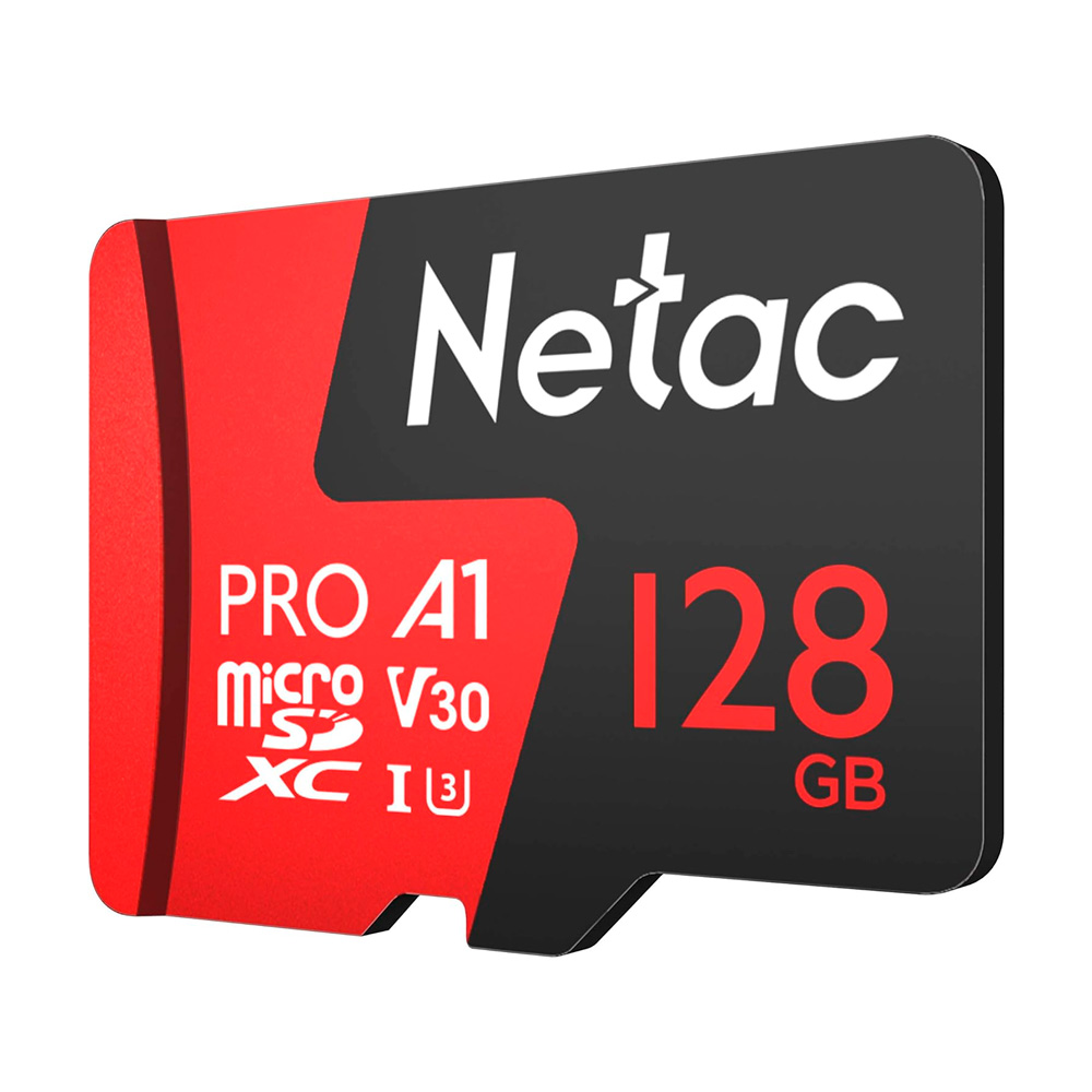 CARTAO 128GB P500 EXTREME PRO MICRO SDXC CLASSE 10-U1 V30 A1 BULK NETAC NT02P500PRO-128G-N - ATE 100
