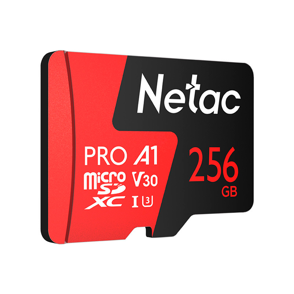CARTAO DE MEMORIA 256GB P500 EXTREME PRO MICRO SDXC CLASSE U3 C/ ADAPT SD V30 A1 NETAC NT02P500PRO-2