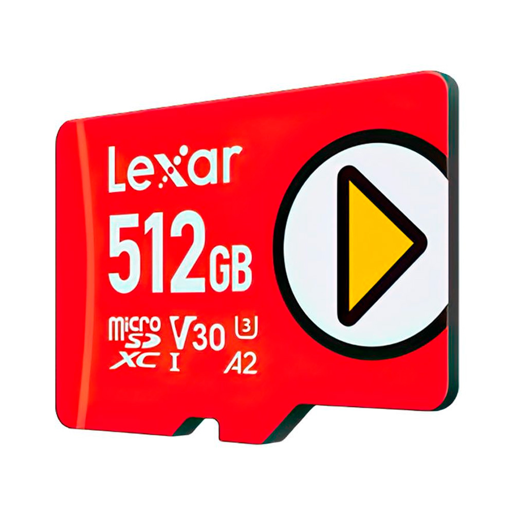 CARTAO DE MEMORIA 512GB PLAY MICROSDXC UHS-I LEXAR LMSPLAY512G-BNSNU - ATE 160/100 MB/S