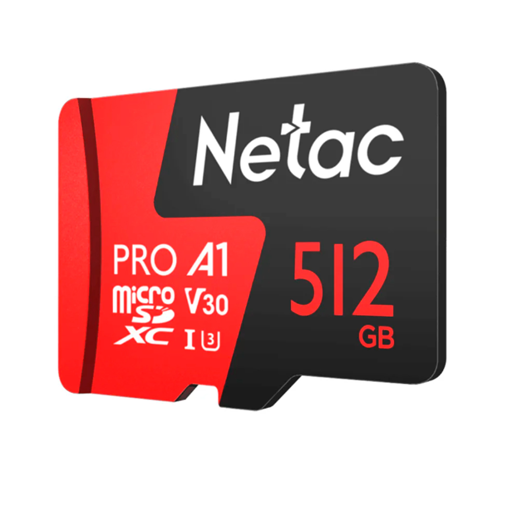 CARTAO DE MEMORIA 512GB P500 EXTREME PRO MICRO SDXC CLASSE U3 V30 A1 NETAC NT02P500PRO-512G-S - ATE