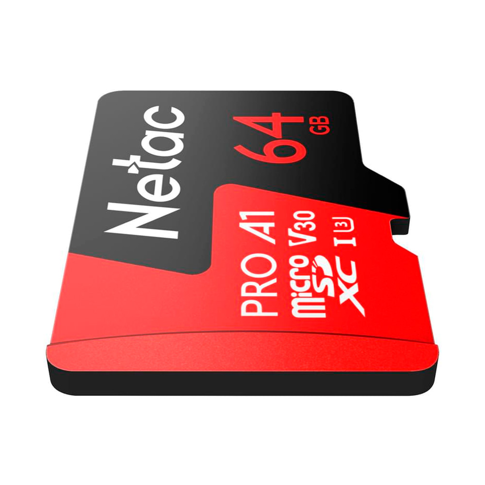 CARTAO DE MEMORIA 64GB P500 EXTREME PRO MICRO SDXC CLASSE U3 C/ ADAPT SD V30 A1 NETAC NT02P500PRO-06