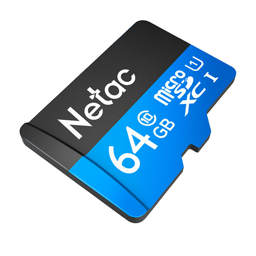CARTAO DE MEMORIA 64GB P500 MICRO SDXC CLASSE 10-U1 NETAC NT02P500STN-064G-S - ATE 80MB/S