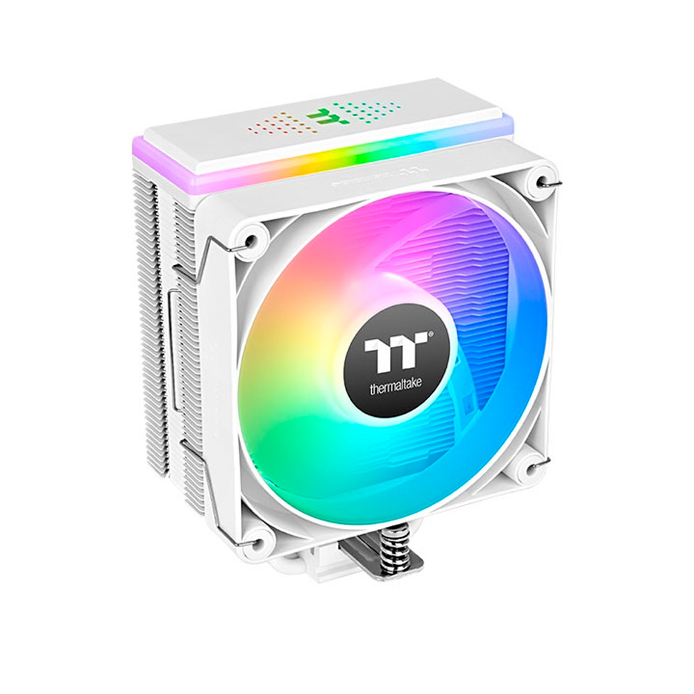 COOLER TT ASTRIA 200 ARGB LIGHTNING WHITE 4 HEATPIPES 1 FAN 120MM INTEL/AMD UNIVERSAL SOCKET COMPATI