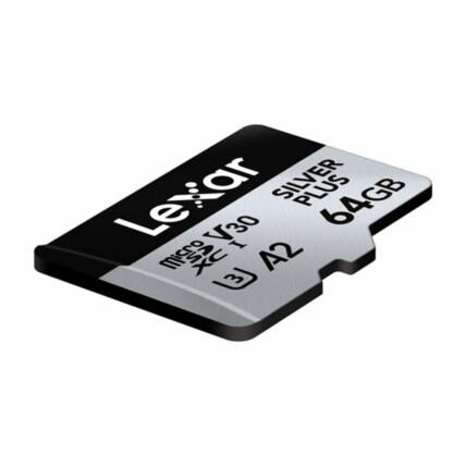 CARTAO DE MEMORIA 64GB PROFESSIONAL SILVER PLUS MICROSDXC UHS-I LEXAR LMSSIPL064G-BNANU- ATE 205/100