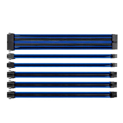 Kit de cabos TT Mod Sleveed Black& Blue 300mm Thermaltake - AC-035-CN1NAN-A1