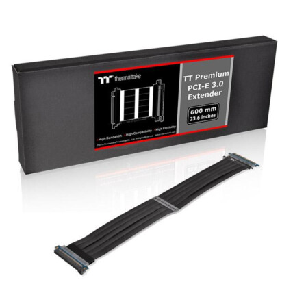 Cabo Riser PCI-E 3.0 Extender TT Premium 600mm Thermaltake - AC-050-CO1OTN-C1