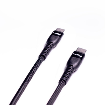 CABO USB-C USB-C 2M 100W 5A NYLON PRETO LITY C13P