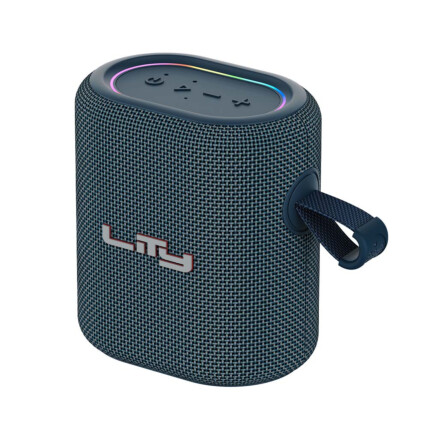 CAIXA BLUETOOTH 8H SD CARD AZUL LITY B13A