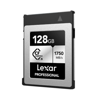 CARTAO DE MEMORIA 128GB CFEXPRESS TIPO B PCI-E GEN 3.2 SILVER SERIES LEXAR LCXEXSL128G-RNENG - ATE 1