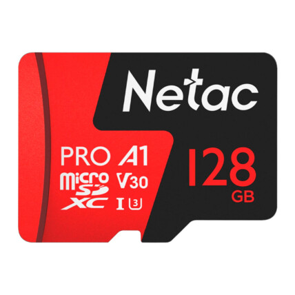 CARTAO 128GB P500 EXTREME PRO MICRO SDXC CLASSE 10-U1 V30 A1 BULK NETAC NT02P500PRO-128G-N - ATE 100