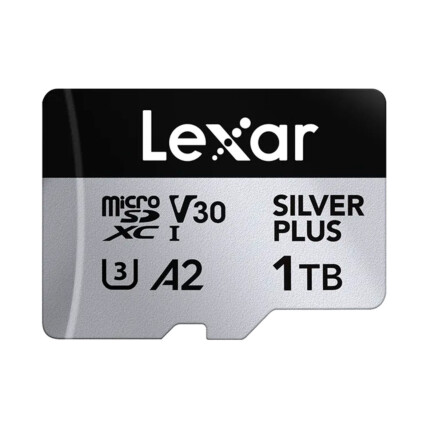CARTAO DE MEMORIA 1TB PROFESSIONAL SILVER PLUS MICROSDXC UHS-I LEXAR LMSSIPL001T-BNANU - ATE 205/150