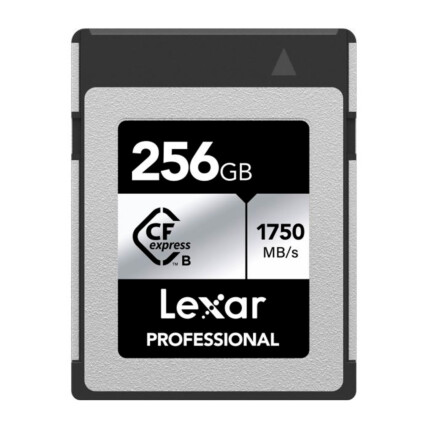 CARTAO DE MEMORIA 256GB CFEXPRESS TIPO B PCI-E GEN 3.2 SILVER SERIES LEXAR LCXEXSL256G-RNENG - ATE 1