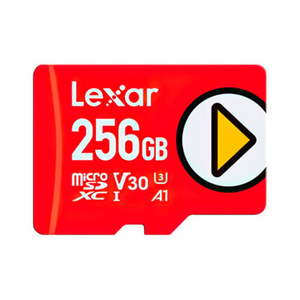 CARTAO DE MEMORIA 256GB PLAY MICROSDXC UHS-I LEXAR LMSPLAY256G-BNSNU - ATE 160/100 MB/S