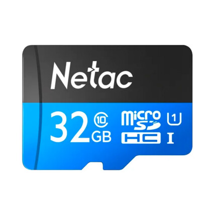 CARTAO DE MEMORIA 32GB P500 MICRO SDHC CLASSE 10-U1 NETAC NT02P500STN-032G-S - ATE 80MB/S