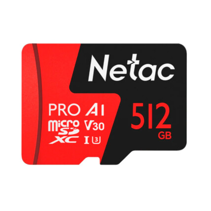 CARTAO DE MEMORIA 512GB P500 EXTREME PRO MICRO SDXC CLASSE U3 V30 A1 NETAC NT02P500PRO-512G-S - ATE
